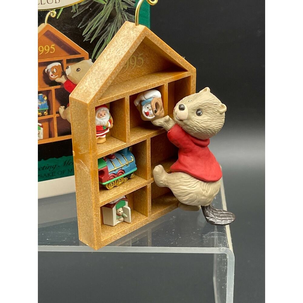 Hallmark Christmas Ornament Collectors Club 1995 Keepsake Collecting Memories - Picture 5 of 7